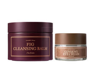 Акційний набір I'M FROM Ginseng Eye Cream + Fig Cleansing Balm 