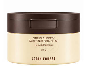 Сольовий скраб для тіла з ароматом неролі та пачулі LOGIN FOREST Citruble Liberty Salted Nut Body Slush 230 г