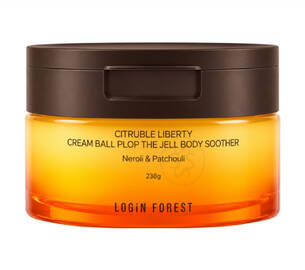 Крем-гель для тіла з ароматом неролі та пачулі LOGIN FOREST Citruble Liberty Cream Ball Plop The Jell Body Soother 238 г