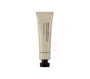 Крем для рук з ароматом ванільних бобів та рому  LOGIN FOREST Bourbon Vanilla Shaw Deep Nourishing Hand Cream 30 мл