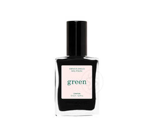 Лак для нігтів з насиченим чорним відтінком MANUCURIST Green™ Licorice 15 мл