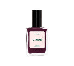 Лак для нігтів з темним баклажановим відтінком MANUCURIST Green™ Aubergine 15 мл