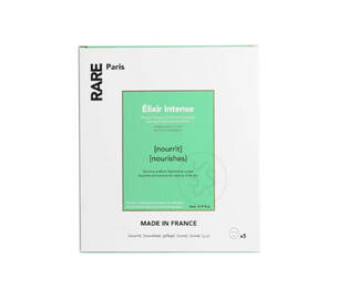 Набір з 5 поживних тканинних масок з гіалуроновою кислотою та скваланом RARE PARIS Elixir Intense Nourishing Face Mask 5 шт *23 мл