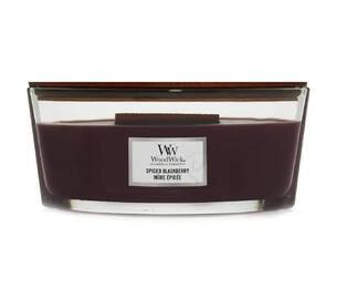 Ароматическая свеча с ароматом ежевики с корицей Woodwick Spiced Blackberry 453 g