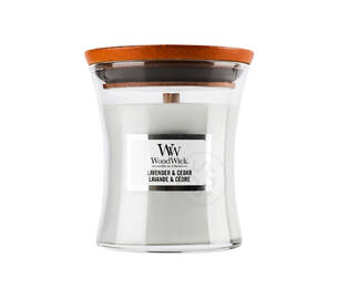 Ароматична свічка з ароматом лаванди і кипариса WOODWICK Lavender & Cedar 85 г