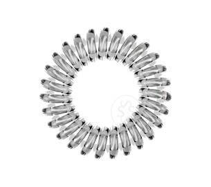 Резинка-браслет для сильної фіксації густого волосся INVISIBOBBLE Power Crystal Clear 3 штуки