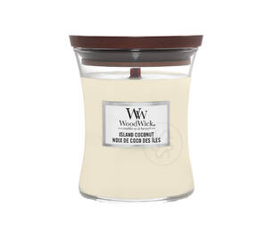 Ароматическая свеча с ароматом кокоса и ананаса WOODWICK Medium Island Coconut 275 гр