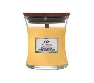 Ароматическая свеча с ароматом цитрусовых и винограда WOODWICK Medium Seaside Mimosa 275 гр