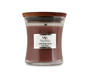 Ароматическая свеча с ароматом замши WOODWICK Stone Washed Suede 85 г