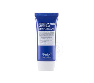 Сонцезахисний крем на мінеральній основі BENTON Skin Fit Mineral Sun Cream SPF50+/PA++++ 50 мл