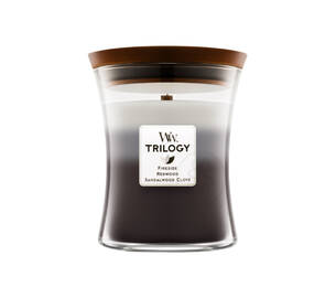Ароматична свічка з тришаровим ароматом WOODWICK Medium Trilogy Warm Woods 275 г