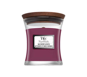 Ароматична свічка з ароматом буряка, ягід та апельсину WOODWICK Medium Wild Berry & Beets 85 г