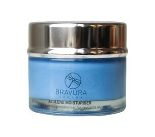 Зволожуючий та заспокійливий крем з азуленом BRAVURA London Azulene Moisturiser 50 мл