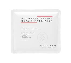 Заспокійлива тканева маска для обличчя USOLAB Bio Renaturation Repair Mask Pack