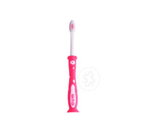 Зубна щітка для дітей GUM Kids Monster 2+ Soft Pink