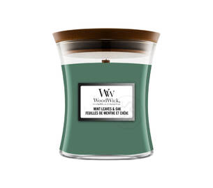 Ароматическая свеча с нотами мяты и дуба WOODWICK Mint Leaves and Oak 275 г