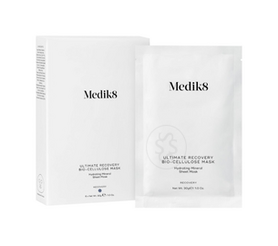Восстанавливающая биоцеллюлозная маска с цинком MEDIK8 Ultimate recovery bio cellulose mask 6 шт