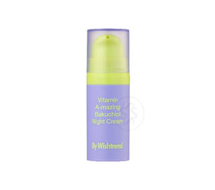 Нічний крем з ретинолом та бакучіолом BY WISHTREND Vitamin A-mazing Bakuchiol Night Cream 10 мл