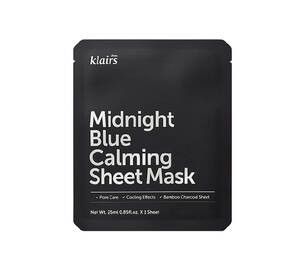 Тканинна заспокійлива маска DEAR, KLAIRS Midnight Blue Calming Sheet Mask 1 шт