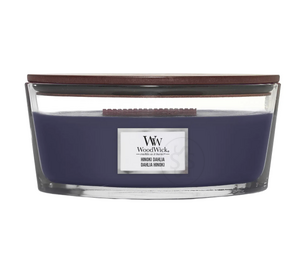 Ароматична свічка з нотами дерева хінокі, сливи та жоржини WOODWICK Hinoki Dahlia 453 г