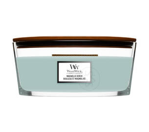 Ароматична свічка з нотами магнолії та берези WOODWICK Magnolia Birch 453 г