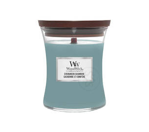 Ароматична свічка з нотами сосни, свіжого повітря та кашеміру WOODWICK Evergreen Cashmere 275 г