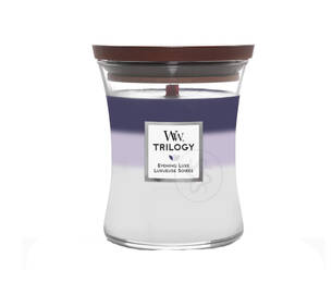 Ароматична свічка з тришаровим ароматом WOODWICK Evening Luxe Trilogy 275 г