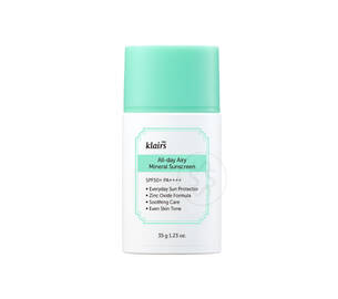 Мінеральний сонцезахисний крем DEAR, KLAIRS  All-day Airy Mineral Sunscreen 35 г