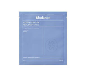Відновлювальна нічна гідрогелева маска для обличчя BIODANCE Hydro Cera-Nol Real Deep Sheet Mask 1 шт