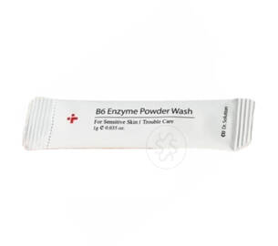Ензимна пудра у формі стіку-саше з піридоксином та каламіном CU SKIN Dr.Solution B6 Enzyme Powder Wash Sachet 1шт* 1 г