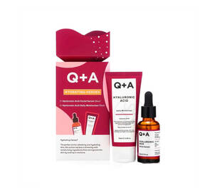 Подарунковий набір для зволоження шкіри Q+A Hydrating Heroes Gift Set
