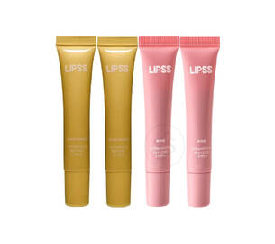 Набір блисків для губ LIPSS Lipper Rose and Lemon Sorbet Lip Gloss 4 шт