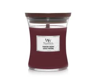 Ароматична свічка з ароматом темної вишні та амбри WOODWICK Phantom Cherry 275 г