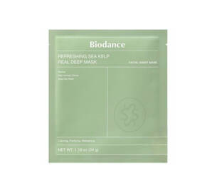 Нічна гідрогелева маска для обличчя з морськими водоростями BIODANCE Refreshing Sea Kelp Real Deep Mask 1 шт