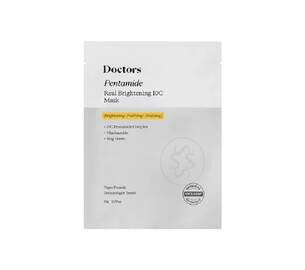 Тканинна маска для освітлення та рівного тону шкіри DOCTORS Pentamide Real Brightening 10C Mask 1 шт