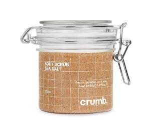 Сольовий скраб для тіла з AHA-кислотами CRUMB Cherry & Santal 200 мл