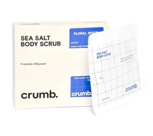 Сольовий скраб для тіла з AHA-кислотами CRUMB Floral Wood 5 саше х 60 г