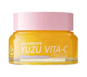Освітлюючий крем з ніацинамідом 5% та екстрактом юдзу LALARECIPE Yuzu vita C Cream 50 мл