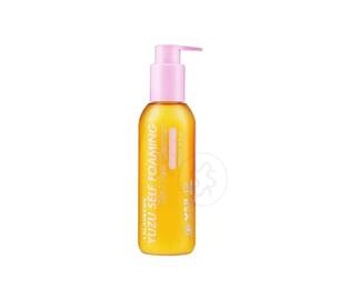 Освітлювальна пінка 3-в-1 для вмивання з екстрактом юдзу LALARECIPE Yuzu Self Foaming 3in1 Cleanser 200 мл