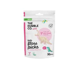 Дитячий флос з кукурудзяного крохмалю THE HUMBLE CO Kids Floss Picks 30 шт