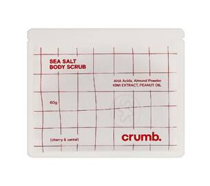 Сольовий скраб для тіла з AHA-кислотами CRUMB Cherry & Santal 1 саше х 60 г