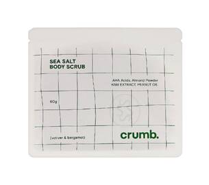 Сольовий скраб для тіла з AHA-кислотами CRUMB Vetiver & Bergamot 1 саше х 60 г