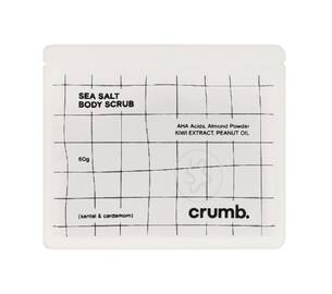 Сольовий скраб для тіла з AHA-кислотами CRUMB Santal & Cardamon 1 саше х 60 г
