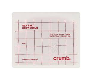 Сольовий скраб для тіла з AHA-кислотами CRUMB Tobacco & Papyrus 1 саше х 60 г