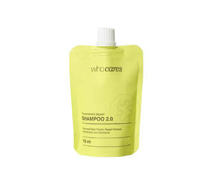 Шампунь для глибокого очищення WHOCARES Shampoo 2.0 Fundamental Repair 75 мл