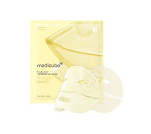 Освітлювальна гідрогелева маска з койєвою кислотою та куркумою MEDICUBE Kojic Acid Turmeric Brightening Gel Mask 1 шт