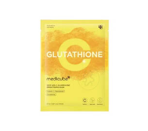 Тканинна маска з вітаміном С та глутатіоном для освітлення та сяйва MEDICUBE Deep Vita C Glutatihione Brightening Mask