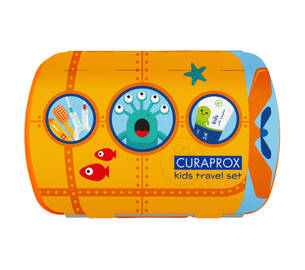 Дитячий дорожній набір CURAPROX Kids оранжевий