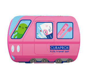 Дитячий дорожній набір CURAPROX Kids рожевий