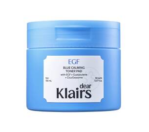 Успокаивающие тонизирующие пэды DEAR, KLAIRS EGF Blue Calming Toner Pad 60 шт